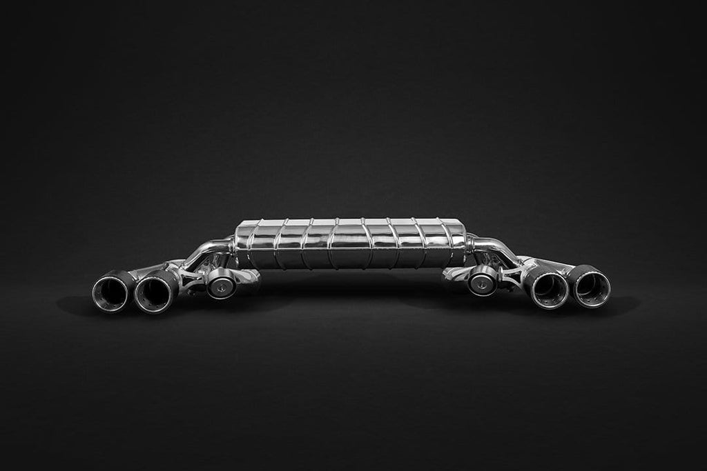 BMW M5 (F90) Valved Exhaust System, Mid-Pipes, & CES-3 Remote Kit With Carbon Fiber Tips - 0