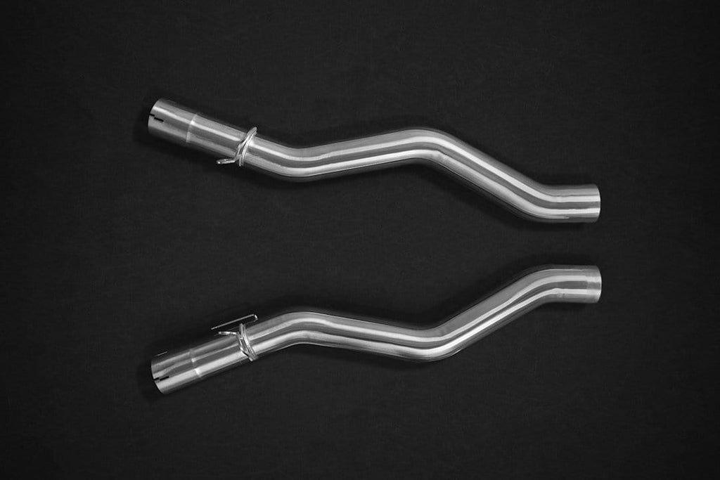 BMW M5 (F90) Valved Exhaust System, Mid-Pipes, & CES-3 Remote Kit With Carbon Fiber Tips