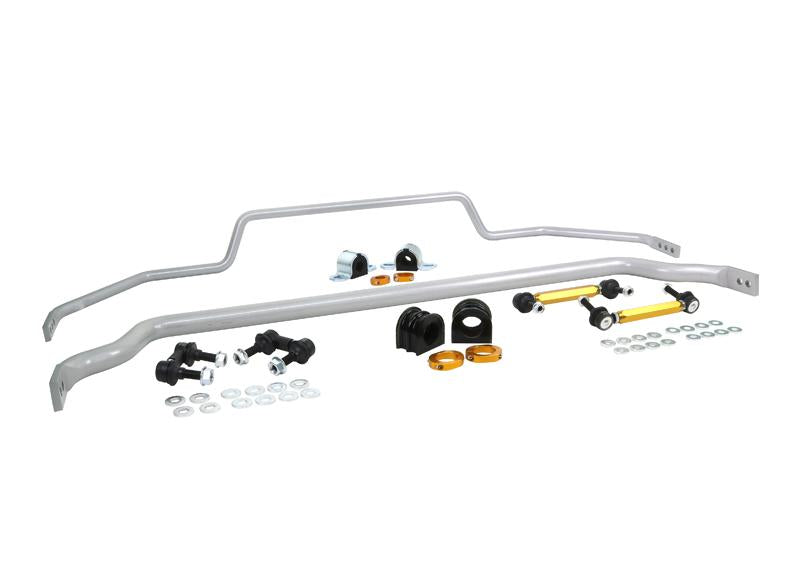 Whiteline 09-17 Nissan GT-R (Premium) / 12-16 GT-R Black Edition Front and Rear Swaybar Kit