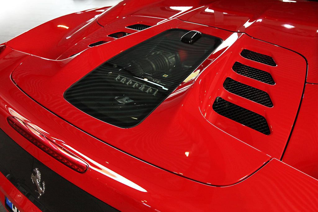 Ferrari 458 Carbon And Glass Bonnet - Raw (Spider/Aperta ONLY) - 0