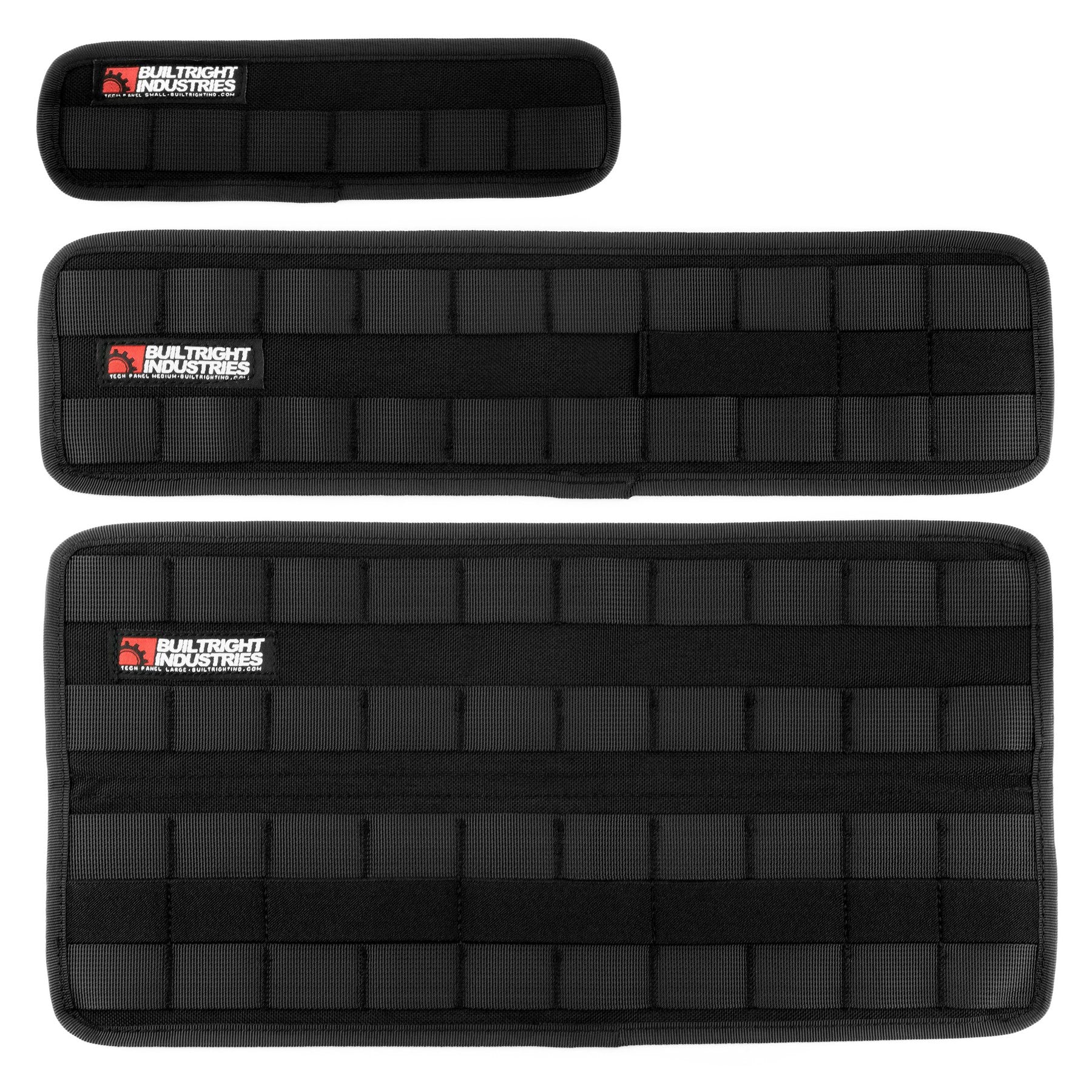 Tech Panel, Black - 3pc Kit