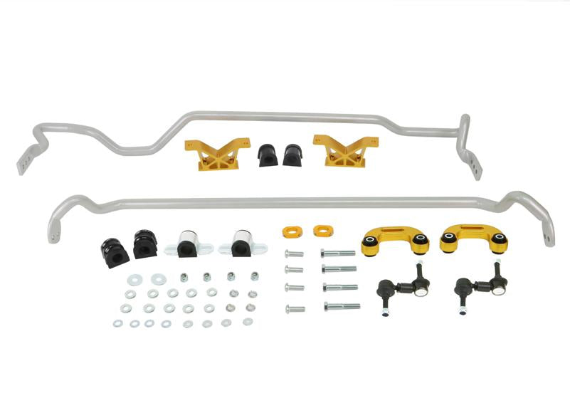 Whiteline 02-07 Subaru Impreza WRX Front & Rear Sway Bar Kit 24mm w/Mounts - 0