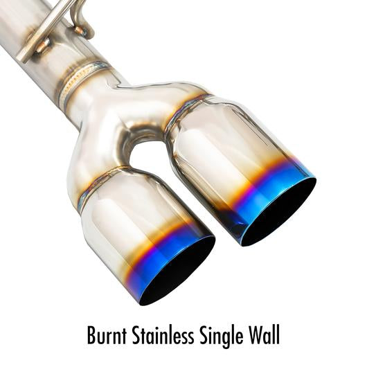 Axleback Exhaust, Subaru WRX STi VA, Titanium Stainless Single Wall Tip - 0