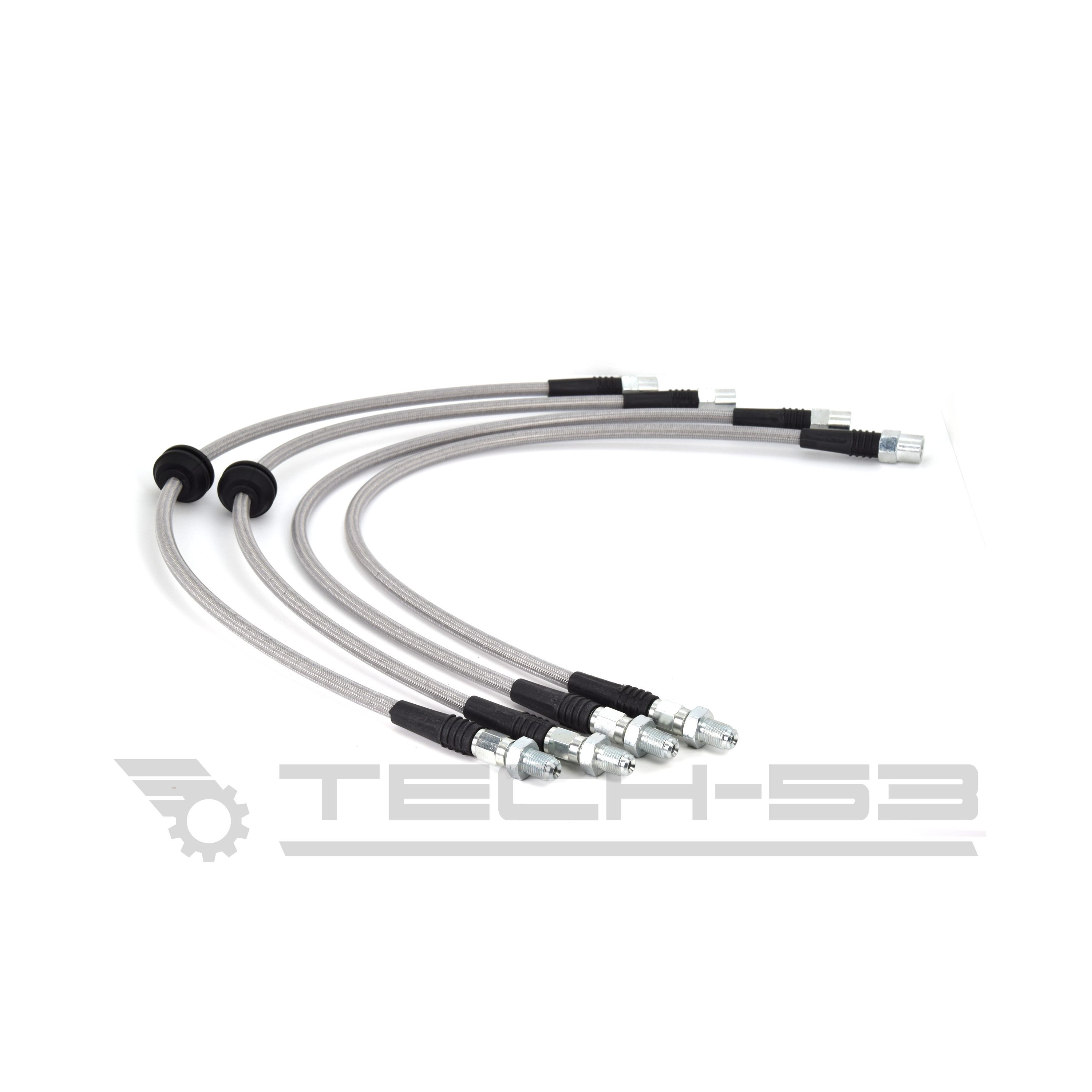 BMW E36 FRONT/REAR Stainless Steel Complete 4 Brake Line Kit - DOT Compliant