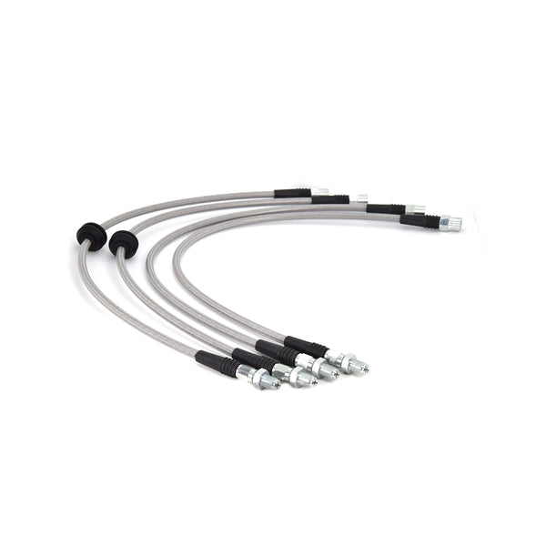 Tech-53 BMW E82 / E9X (NON-M) Front / Rear Stainless Steel Complete 4 Brake Line Kit - DOT Compliant | TB9X-00003