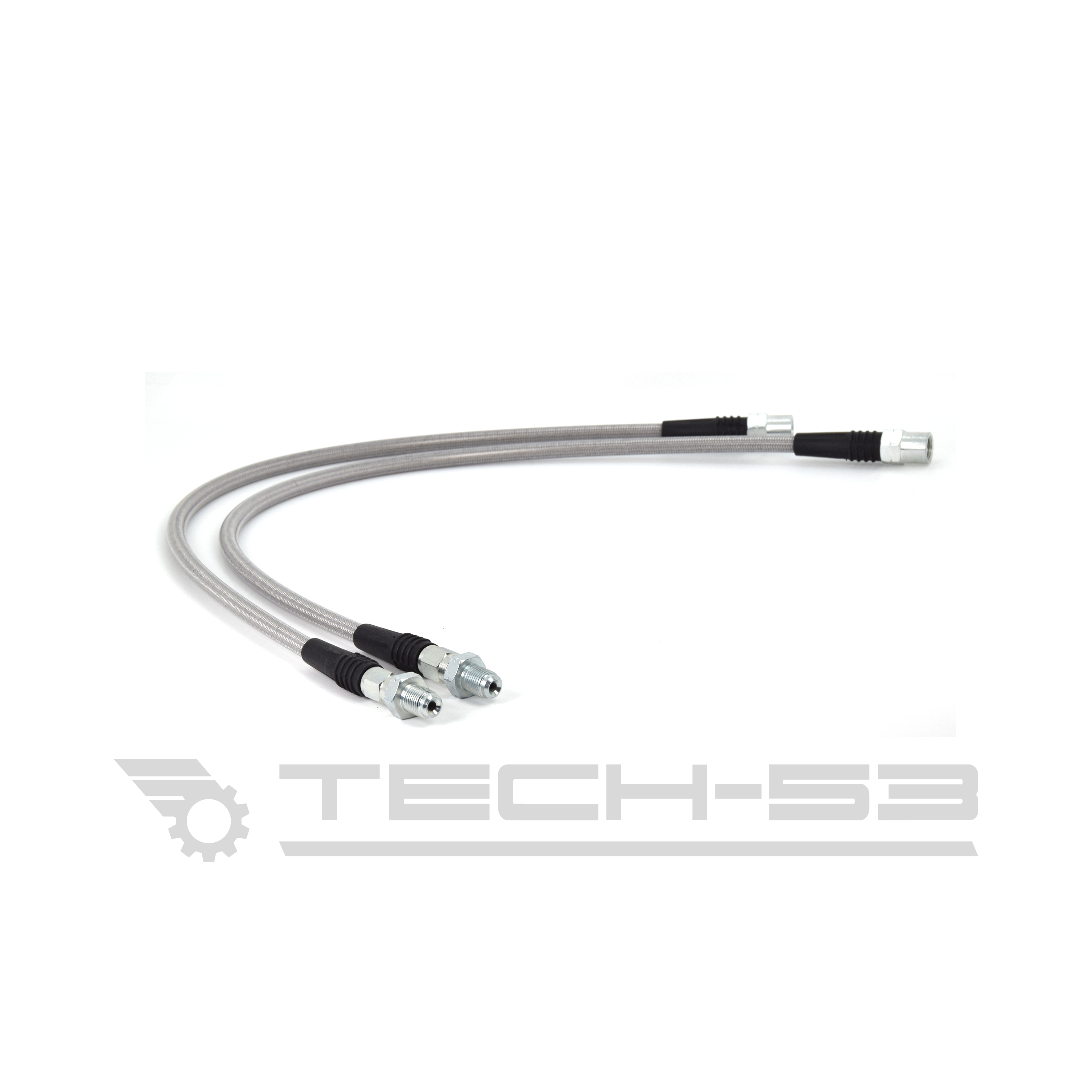 BMW E46 (NON-M) REAR Stainless Steel Brake Line PAIR - DOT Compliant