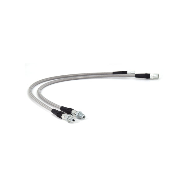 Tech-53 BMW E82 / E9X (NON-M) Rear Stainless Steel Brake Line Pair - DOT Compliant | TB9X-00002