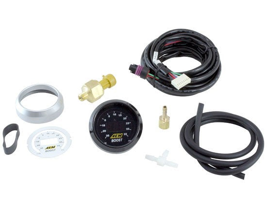 AEM 52mm Boost Digital Gauge -30-35psi