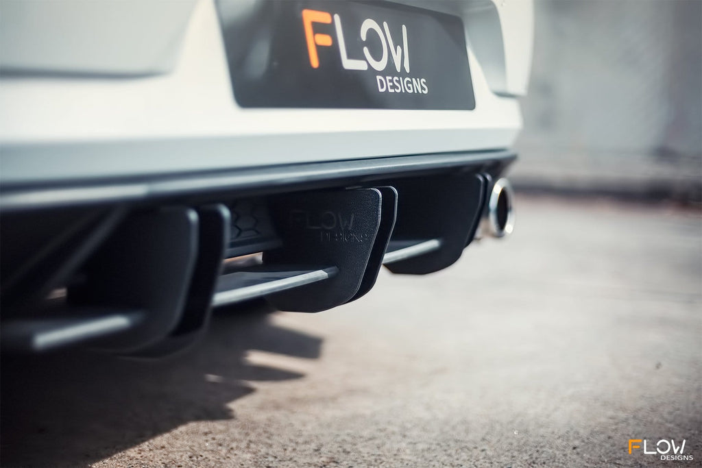 Flow Designs VW MK7.5 Golf GTI Rear Valance & Flow-Lock Diffuser Fins