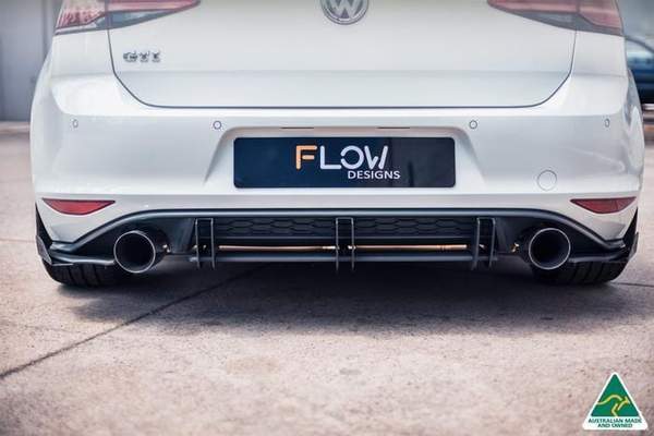 Flow Designs Lock Rear Diffuser | Mk7 Golf GTI