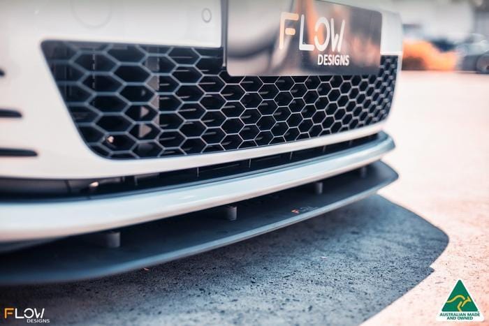 Flow Designs Front Lip Splitter And Bumper Reinforcement Bracket | Mk7 Golf GTI