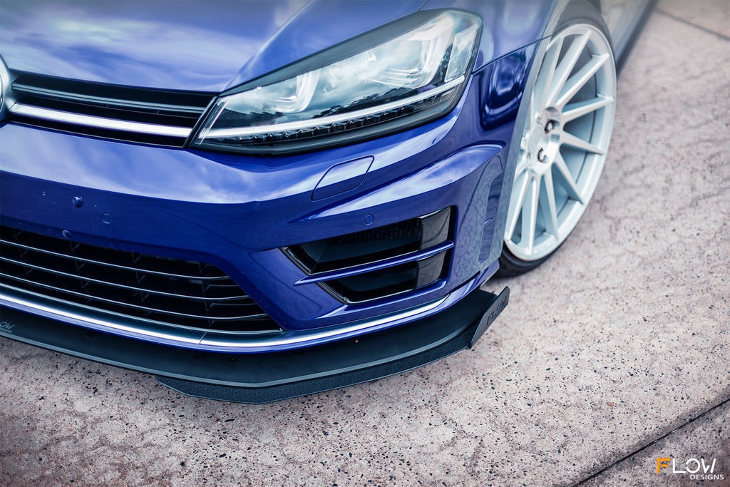 Flow Designs VW MK7 Golf R Front Splitter Winglets (Pair)