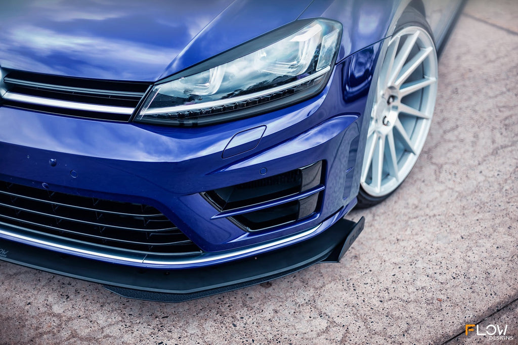 Flow Designs VW MK7 Golf R Front Splitter Winglets (Pair)