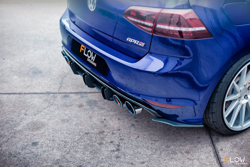 Flow Designs VW MK7 Golf R Rear Valance & Flow-Lock Diffuser Fins