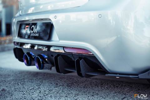 Flow Designs VW MK6 Golf R Rear Valance & Flow-Lock Diffuser Fins