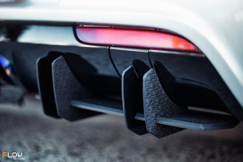 Flow Designs VW MK6 Golf R Rear Valance & Flow-Lock Diffuser Fins