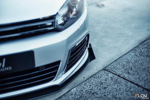 Flow Designs VW MK6 Golf R Front Winglets (Pair)