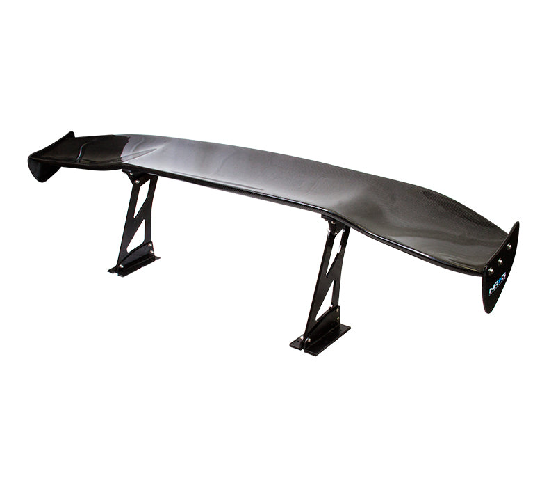 NRG Carbon Fiber Spoiler - Universal (69in.) w/NRG Logo