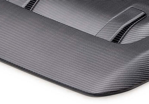 Ford Racing 22-24 Ford Bronco Raptor Carbon Fiber Hood Vent - Matte Finish - 0