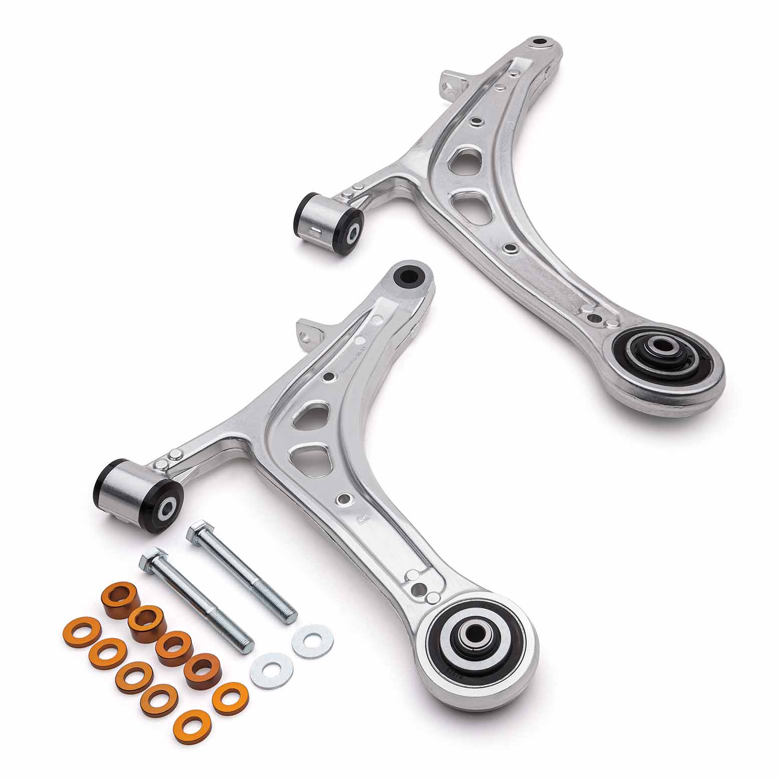 COBB SUBARU ALLOY FRONT LOWER CONTROL ARM (COMPLETE), STD ALIGNMENT WRX 2015-2021, WRX STI 2015-2021, TYPE RA 2018, S209 2019