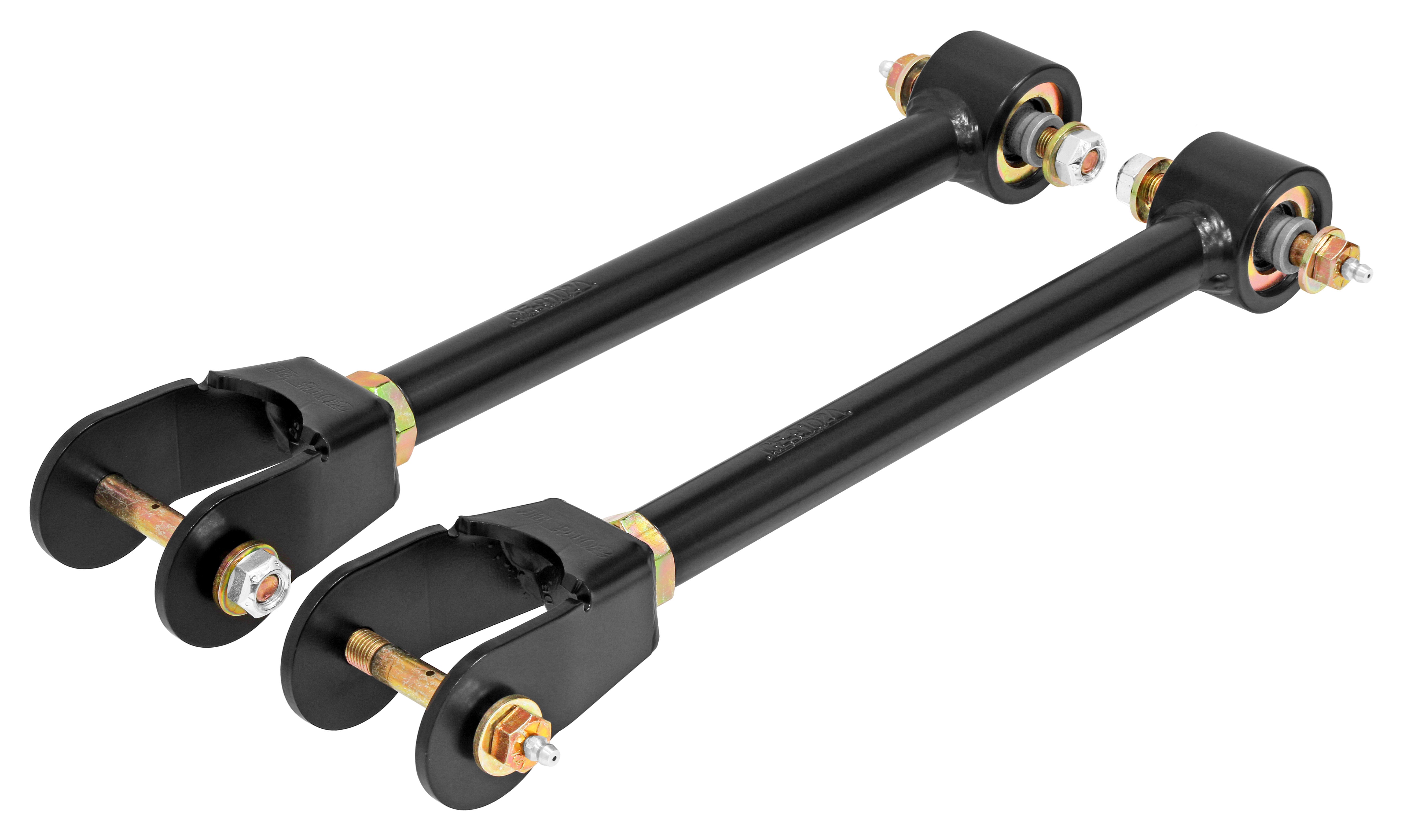 RockJock TJ/LJ/XJ/MJ Johnny Joint Adjustable Control Arms Front Upper Adjustable Greasable Pair