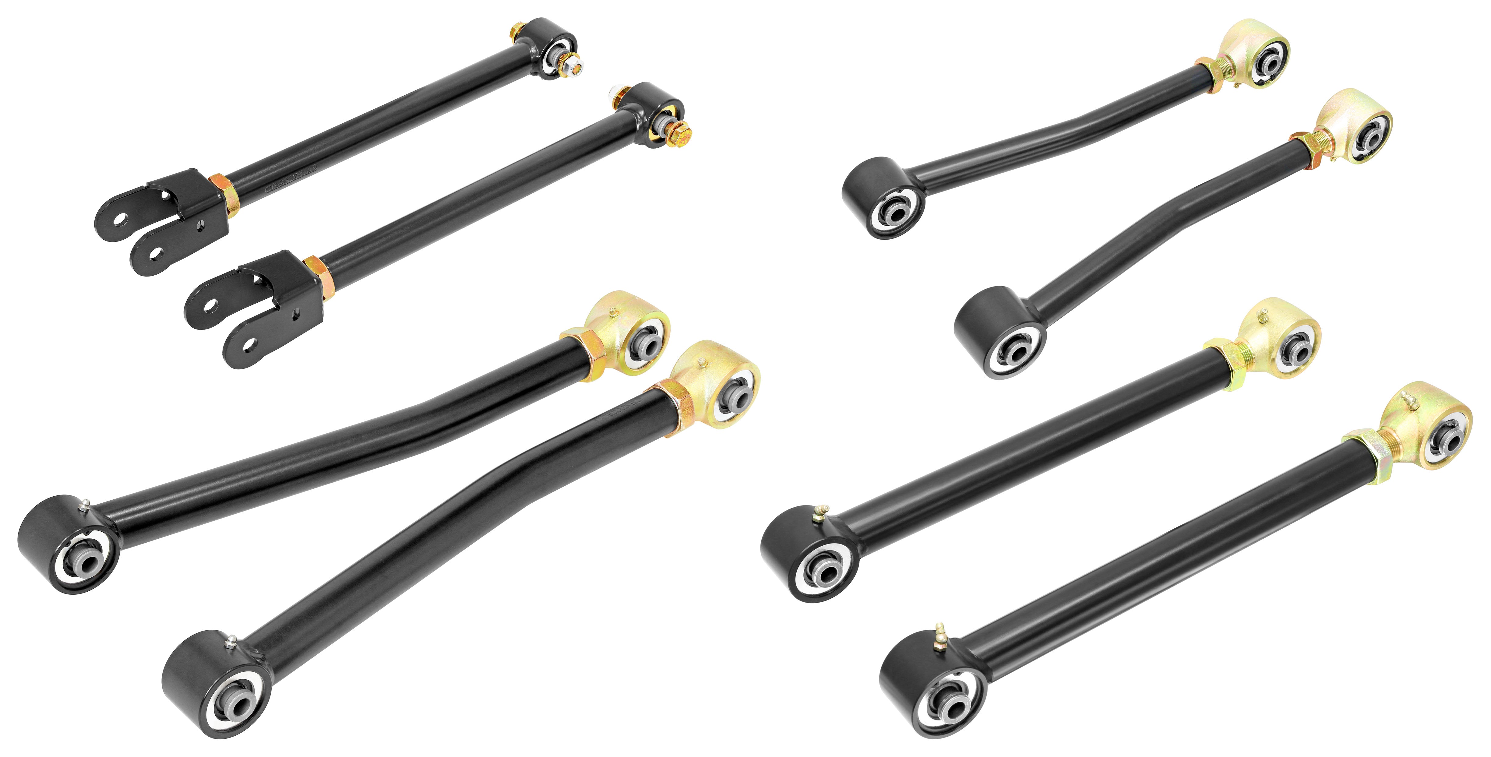 RockJock JK Johnny Joint Complete Control Arm Set Of 8