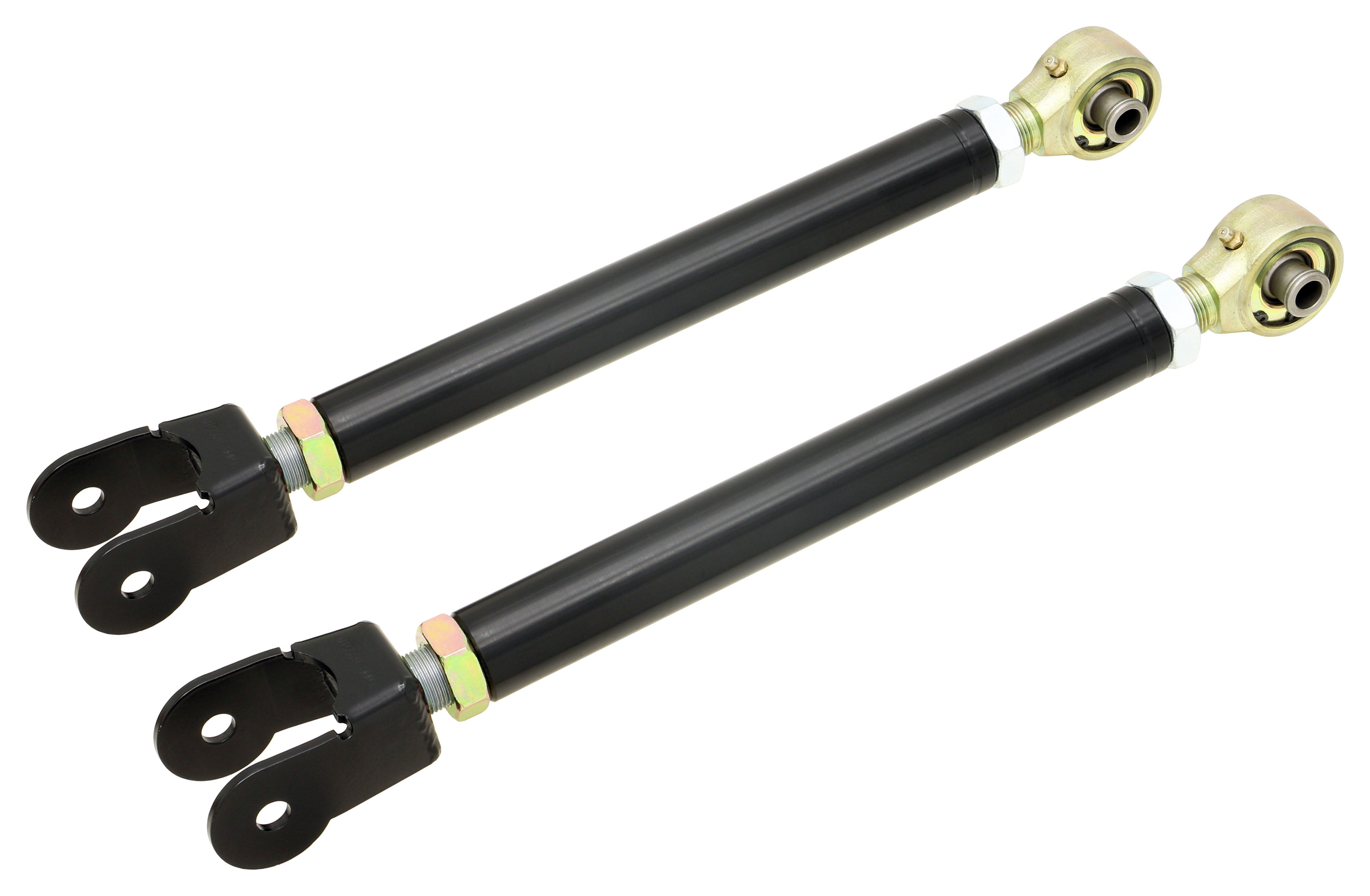 RockJock JK Johnny Joint Adjustable Control Arms Front Upper Double Adjustable Greasable Pair