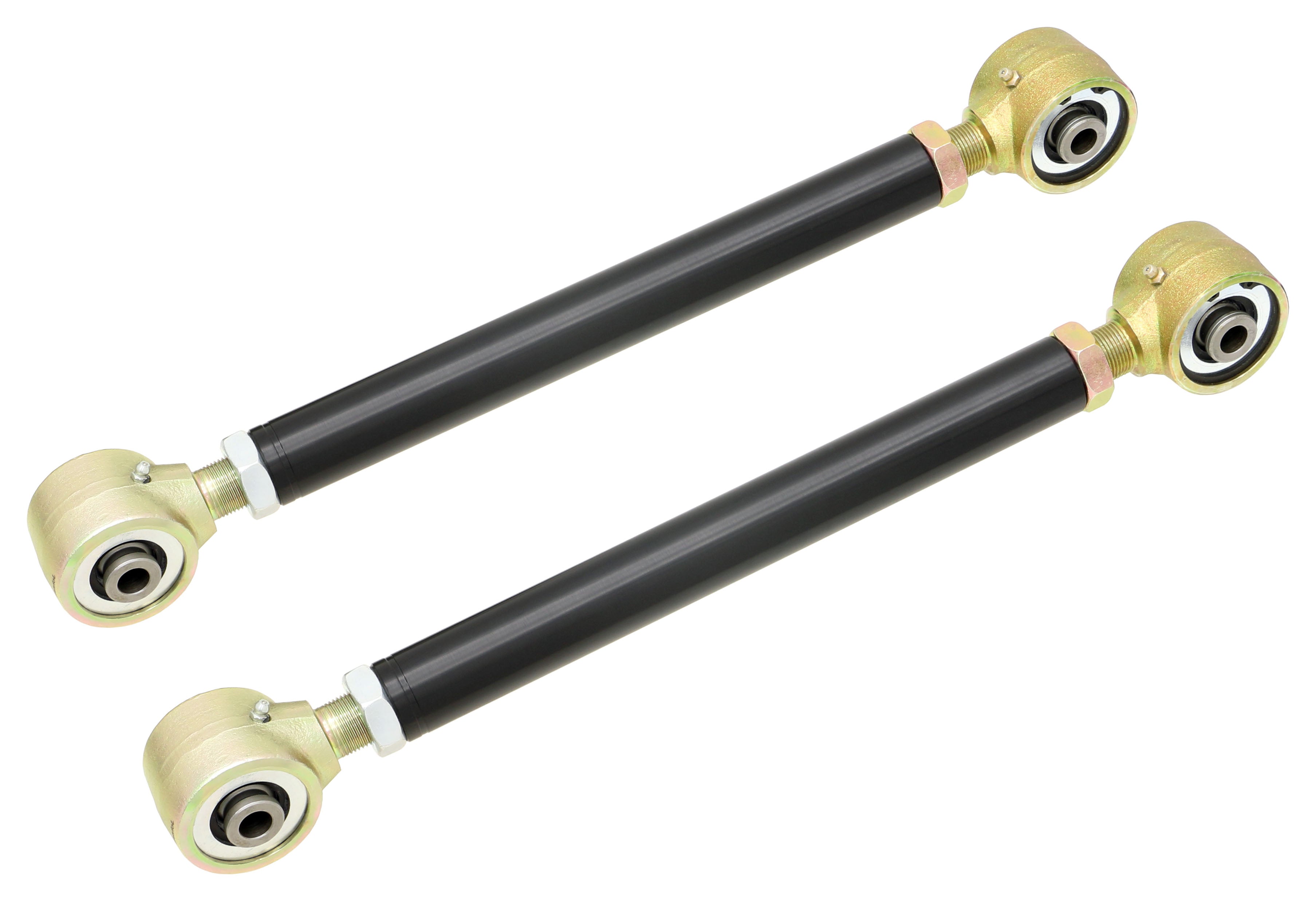 RockJock JK Johnny Joint Adjustable Control Arms Rear Upper Double Adjustable Greasable Pair