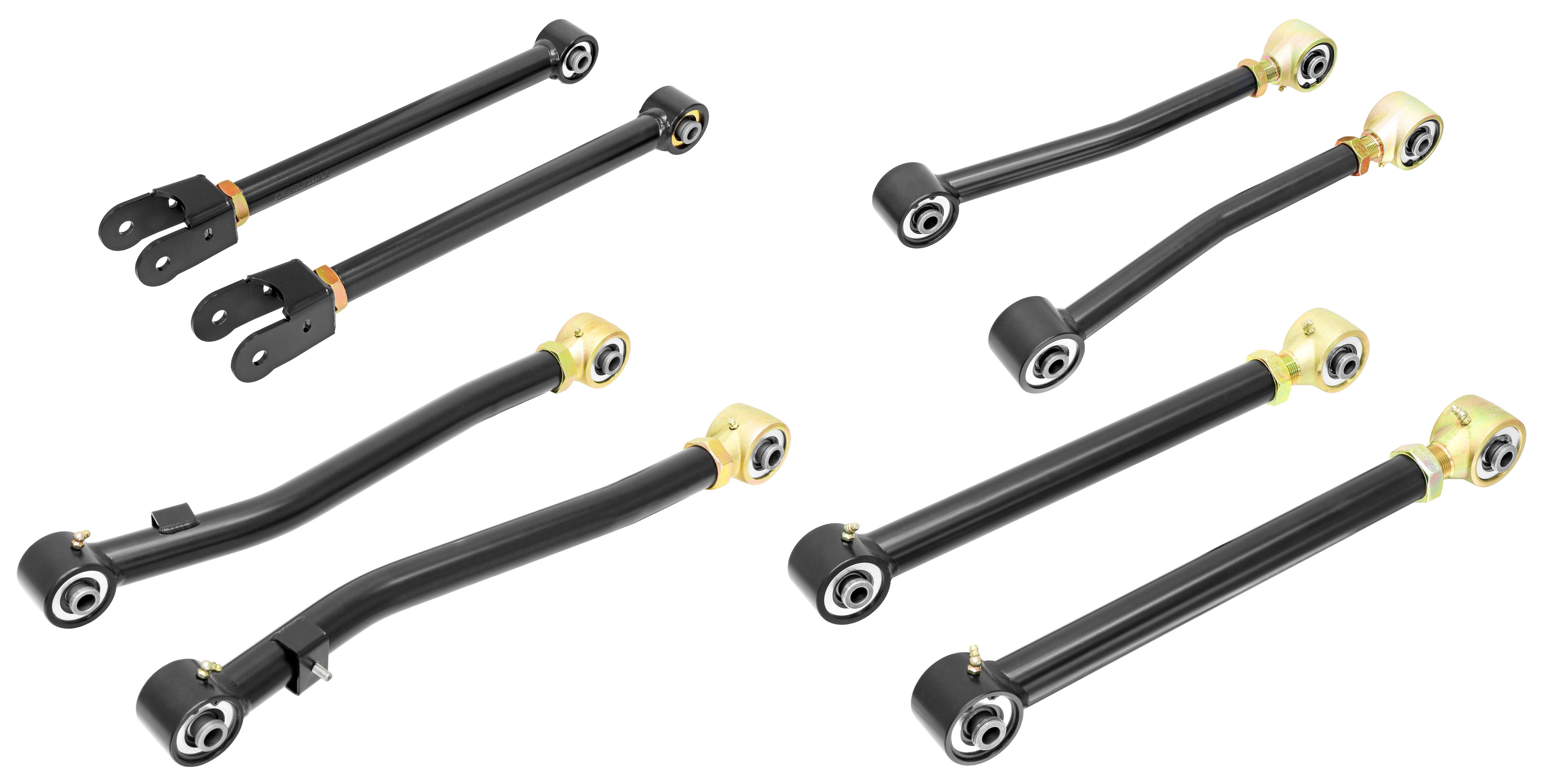 RockJock JL Johnny Joint Complete Control Arm Set Of 8