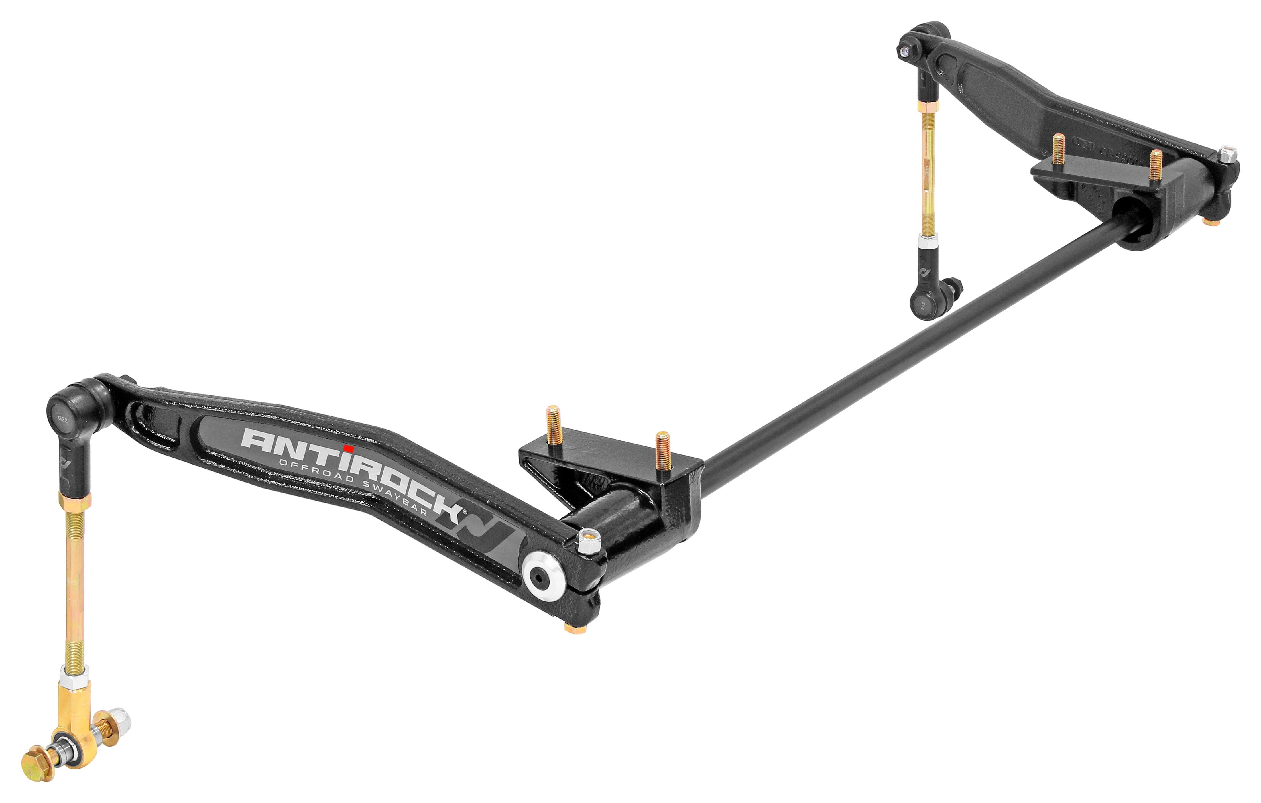 RockJock JL/JT Antirock Sway Bar Kit Front Bolt-On Forged Arms