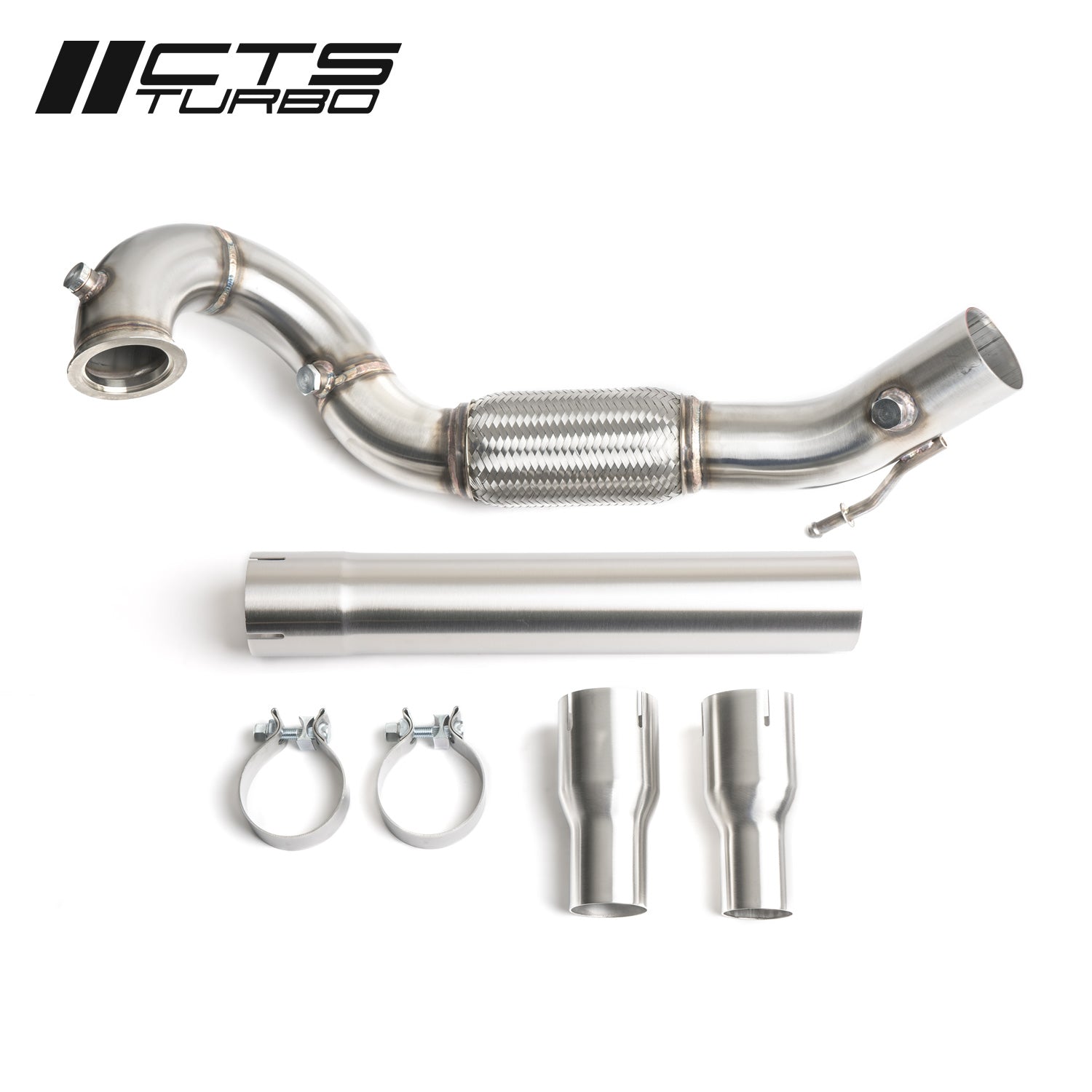 CTS TURBO MK6/MK7 JETTA SE 1.4T, MK7 GOLF 1.4T 3″ DOWNPIPE