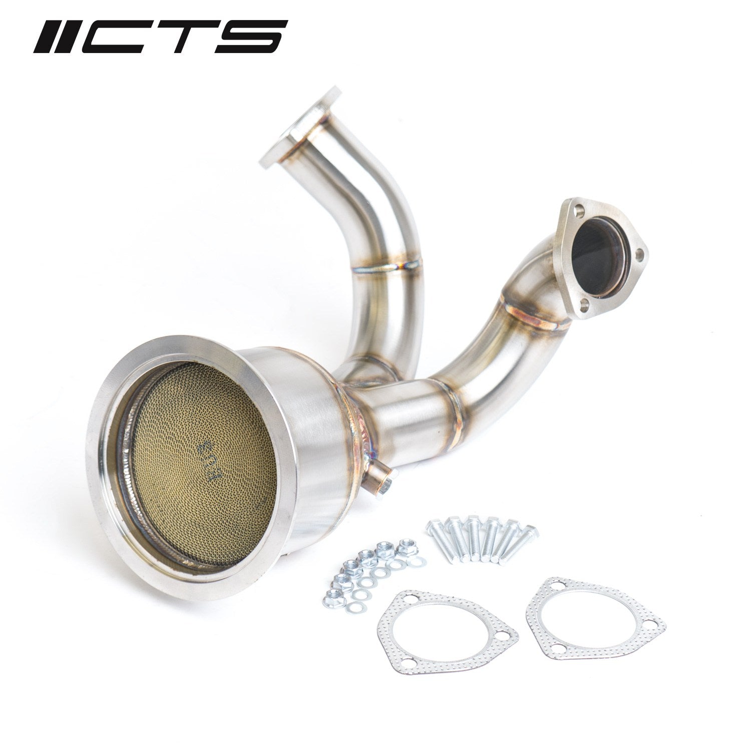 CTS TURBO 2018+ B9 AUDI S4/S5 V6T 3.0T (EA839) HIGH-FLOW CAT - 0