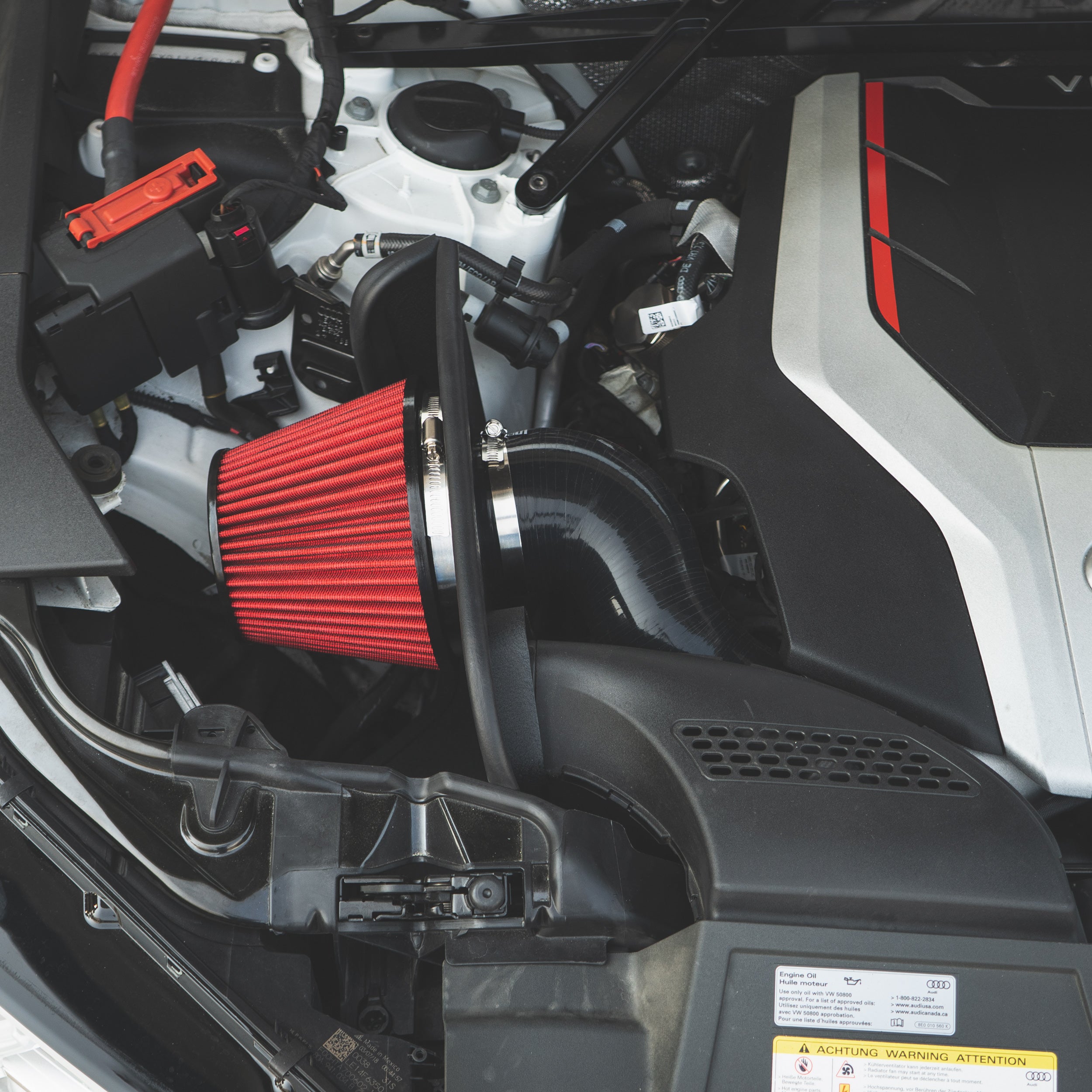 CTS TURBO B9 AUDI SQ5 HIGH-FLOW INTAKE (6″ VELOCITY STACK)