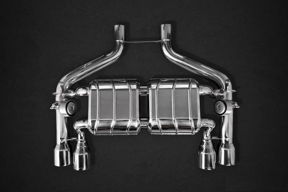 BMW M2 Capristo Exhaust System (F87)- ECE Valved Exhaust W/ Mid-Silencer Spare Pipes & Stainless Tips