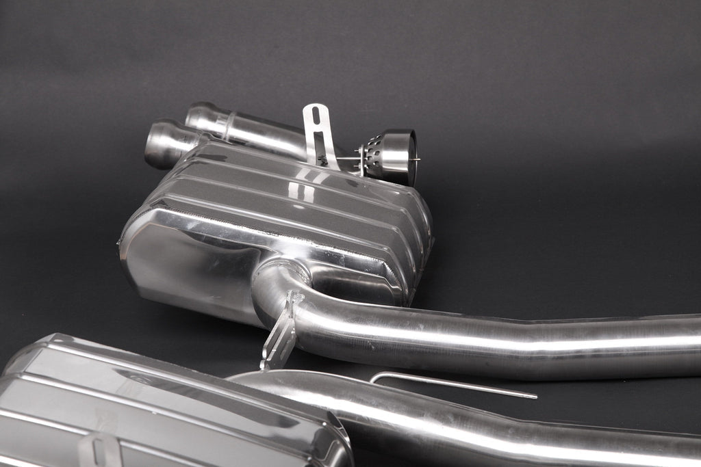 Porsche 958 Cayenne Turbo & Turbo S (Up To 10/2014) - Valved Exhaust System & Mid-Pipes (Incl. CES Remote)