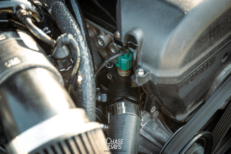 Chase Bays Toyota 1JZ-GTE/2JZ-GTE -16AN Compact Upper Water Neck (w/o Bypass Tube) - 0