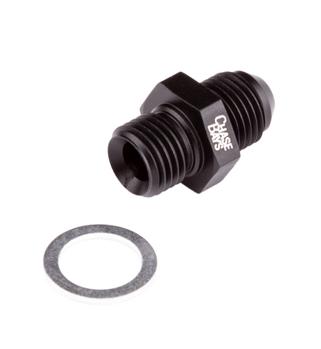 Chase Bays 14x1.5 to 6AN Adapter w/Aluminum Crush Washer