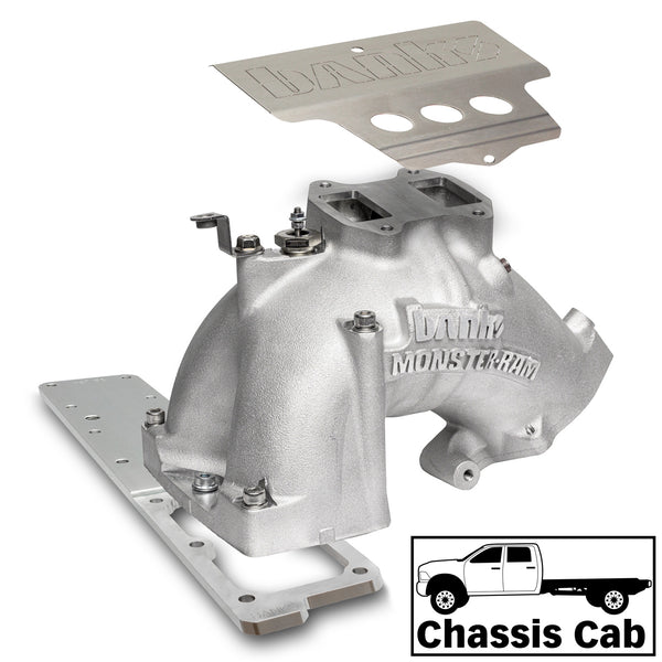 Banks Power 07.5-12 Ram Cab Chassis 6.7L Diesel Monster-Ram Intake System w/Fuel Line - Natural