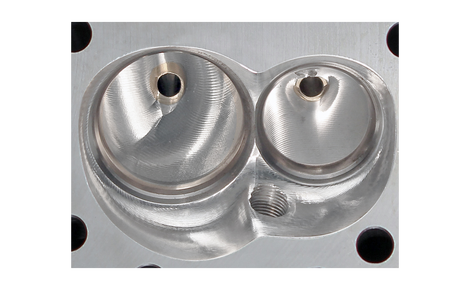 AFR 23 SBC Cylinder Head 235cc Competition Package Heads. standard exhaust. 70cc - 0