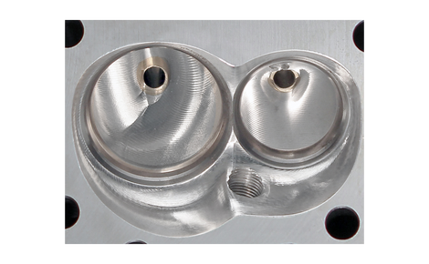 AFR 23 SBC Cylinder Head 210cc Competition Package Heads. spread port exhaust. 6 - 0