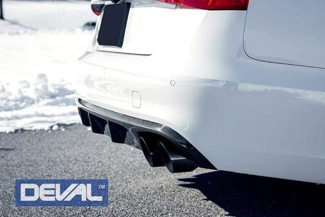 Deval Carbon Fiber Rear Diffuser | C7 Audi S6