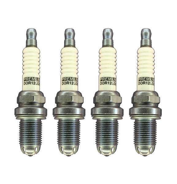 Brisk Premium LGS Racing DOR12LGS Spark Plug - Set Of Four