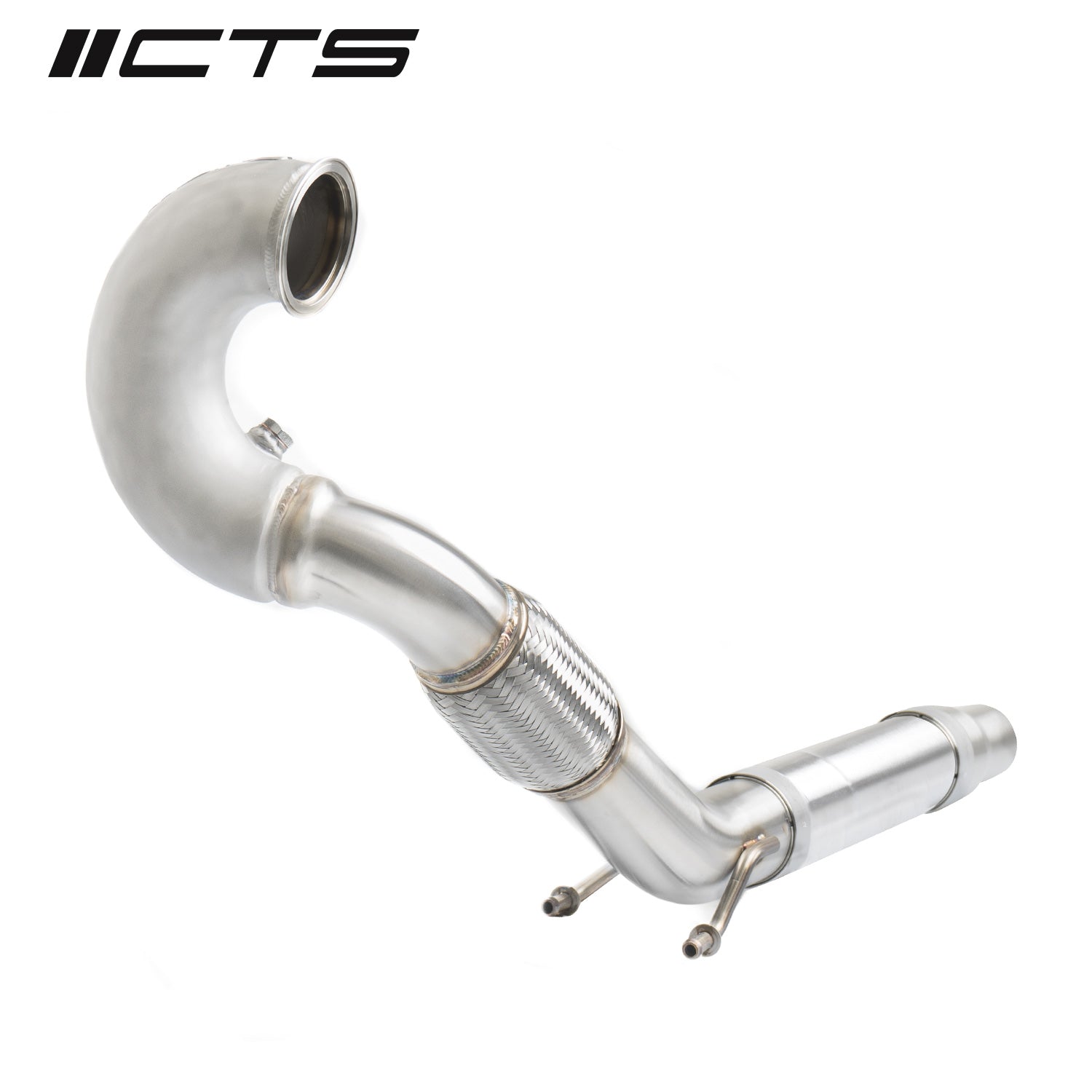 CTS TURBO MQB FWD EXHAUST DOWNPIPE (MK7/MK7.5 GOLF, GTI, GLI, A3 FWD) - 0