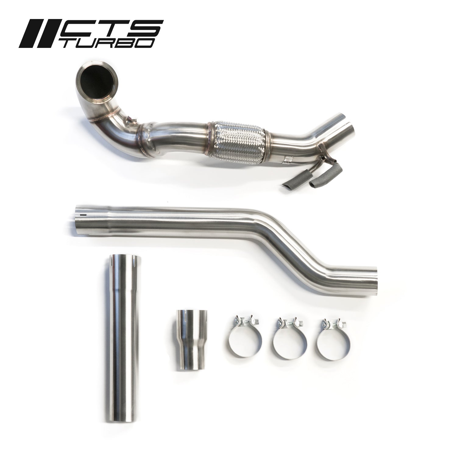 CTS TURBO MQB VW TIGUAN AND AUDI Q3 AWD 1.8T/2.0T DOWNPIPE (2017+)