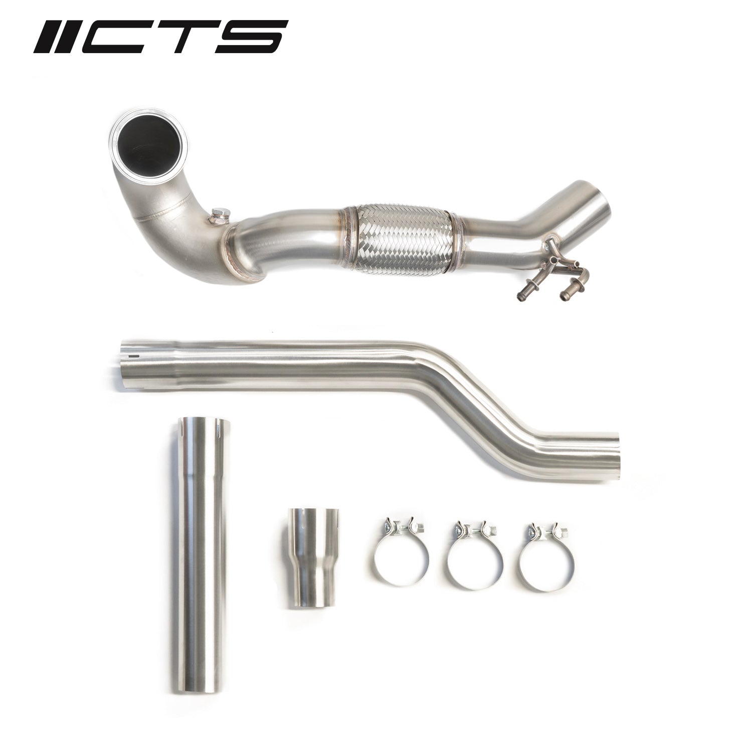 CTS Turbo MQB AWD Exhaust Downpipe (MK7/MK7.5 Golf AWD, Golf R, A3/S3/TT/TT-S Quattro)