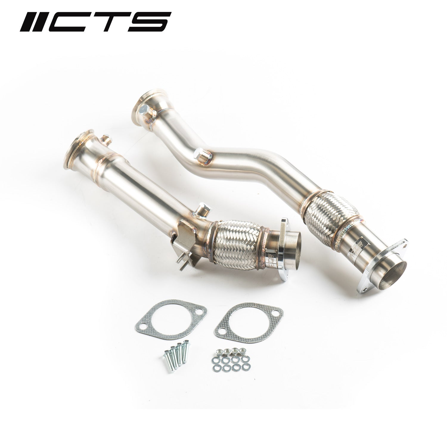 CTS Turbo BMW S58 F97/G01 X3M/X3MC & F98/G02 X4M/X4MC Downpipes Without Heat Wrap