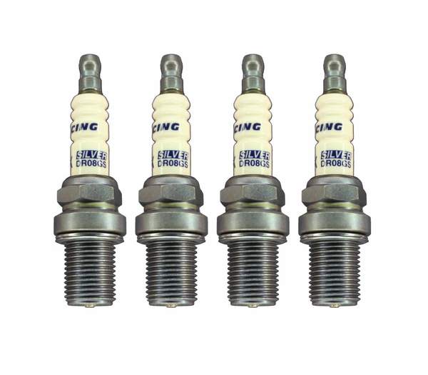 Brisk Silver Extra Turbo Racing DR08GS Spark Plug - Set Of Four