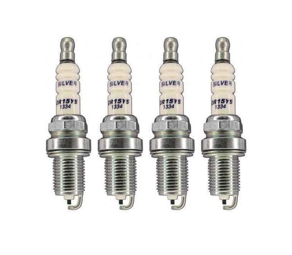 Brisk Silver Racing DR15YS Spark Plug - Set Of Four