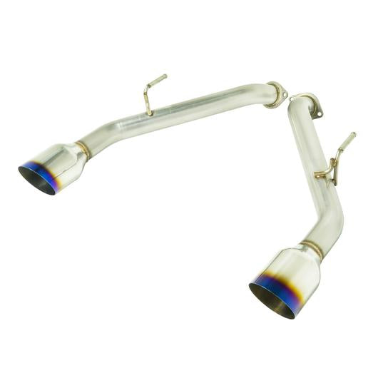 Axleback Exhaust, Infiniti Q50, Burnt Stainless Single Wall Tip