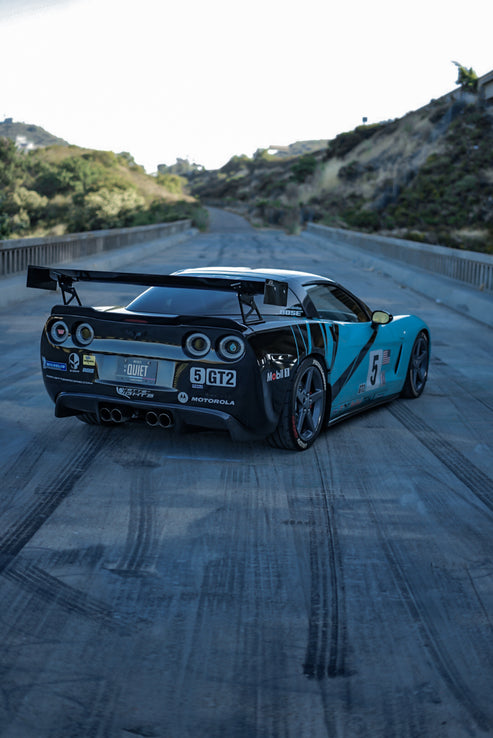 CARBON FIBRE GTC500 C6 CORVETTE WING